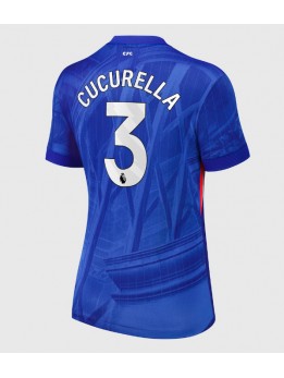 Billige Chelsea Marc Cucurella #3 Hjemmedrakt Dame 2025-26 Kortermet